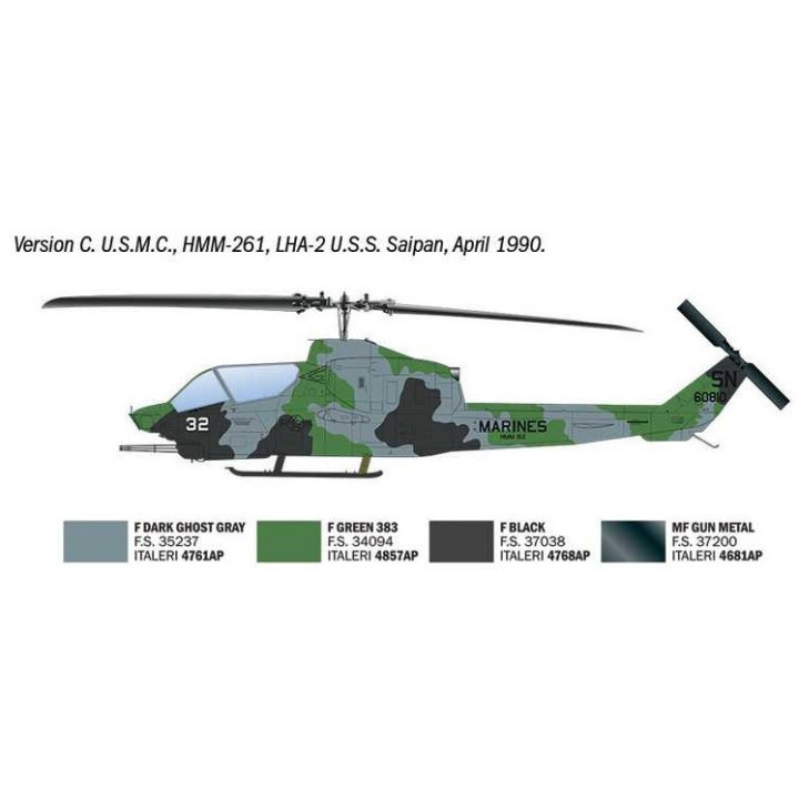 Model Kit vrtulník 90835 - AH-1T Sea Cobra (1:48)