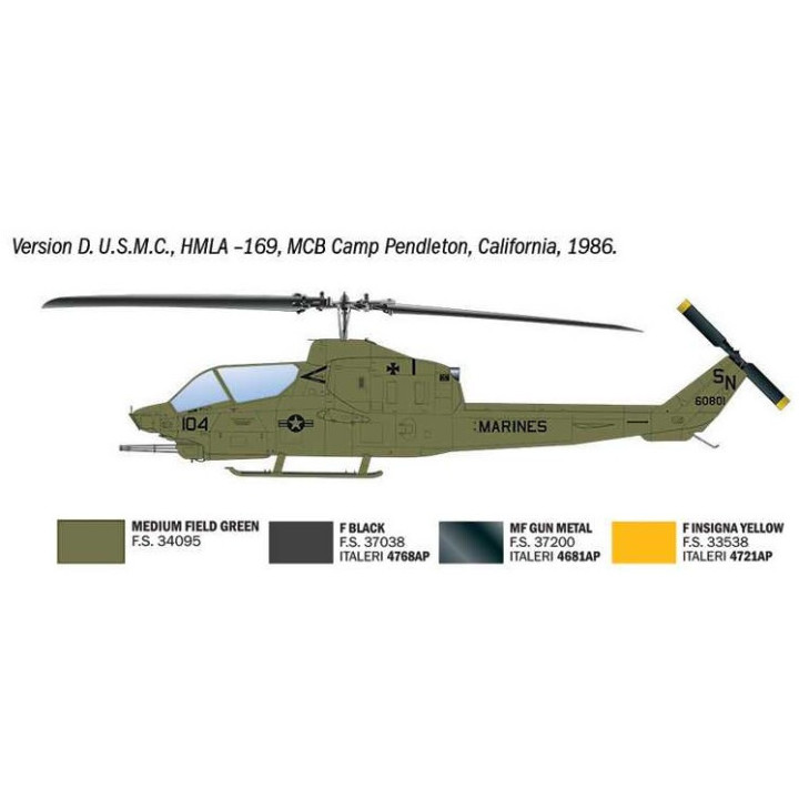 Model Kit vrtulník 90835 - AH-1T Sea Cobra (1:48)