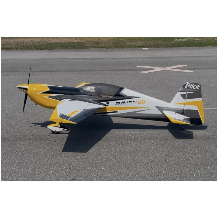 103" Raven (2,62m) 120cc Žlutá-Šedá