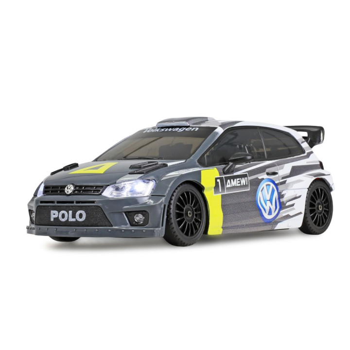 VW Polo R WRC Rallye/Drift 4WD 1:28 RTR šedé | RCsvet