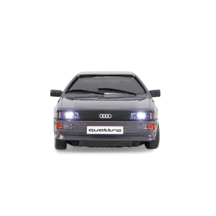 Audi quattro 1980 Onroad/Drift s gyroskopom, pohon 4WD, mierka 1:28, RTR, grafitovo šedá | RCsvet