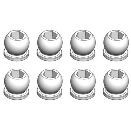 Kulové čepy tlumičů 5,8 mm, 8 ks