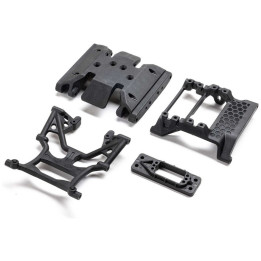 Axial držák serva, ližina, příčník: SCX10 III HP