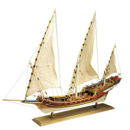 AMATI Sciabecco pirátská loď 1753 1:60 kit