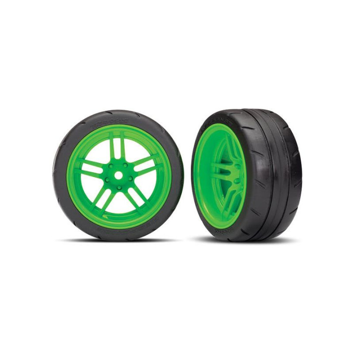 4-Tec 2.0: Zadní kola 1.9" split-spoke zelené (2)