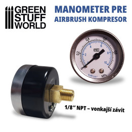 Manometer kompresora pre airbrush | RCsvet