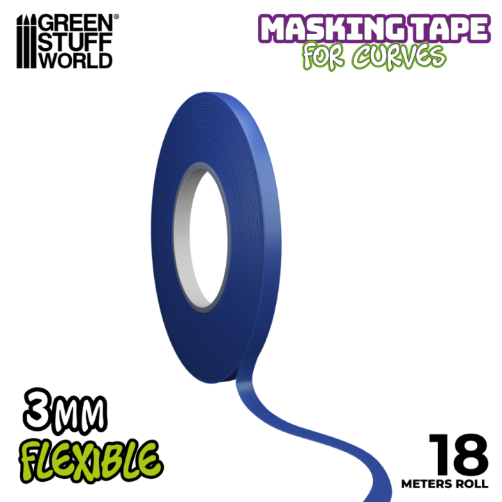 Flexibilná maskovacia páska 3 mm Green Stuff World | RCsvet