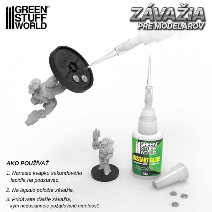 Závažia na modelovanie 8 × 2 mm 250 ks | RCsvet