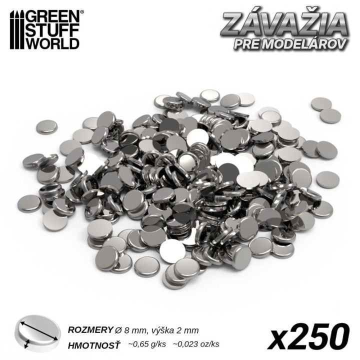 Závažia na modelovanie 8 × 2 mm 250 ks | RCsvet