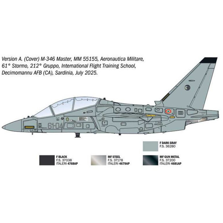 Model Kit letadlo 1480 - M-346 Master (1:72)
