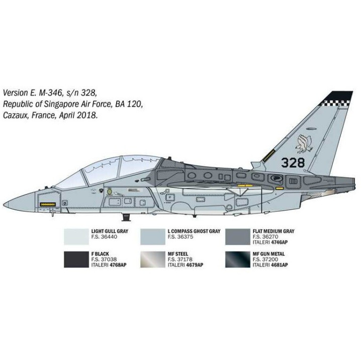 Model Kit letadlo 1480 - M-346 Master (1:72)