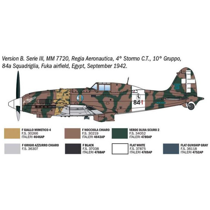 Model Kit letadlo 2524 - Macchi MC.202 Early Series (1:32)