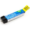 LiPol akumulátor 3.7 V 150 mAh 45C pro mikrovrtulníky Blade mCX, mCX2, mSR, mSR-X, nCP-X, mikro letadla Parkzone, E-Flite, a pod. Nahrazuje vyřazené položky PKZ1034, PKZ1035, EFLB1101S, EFLB1201S a EFLB1501S, EFLB1501S25 a EFLB1501S35.