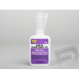 ZAP-O-Foam 20g (0,7oz) střední vteř. lepidlo STYRO