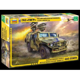 Model Kit military 3682 - GAZ with AT missile system "Kornet D" (1:35)
