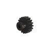 Traxxas pastorek na hřídel 3.17 mm (1/8") s 17 zuby a modulem ozubení 32DP ( 0,8 mm ) pro RC modely aut. Vyrobeno z kalené nástrojové oceli. Součástí balení je červík.