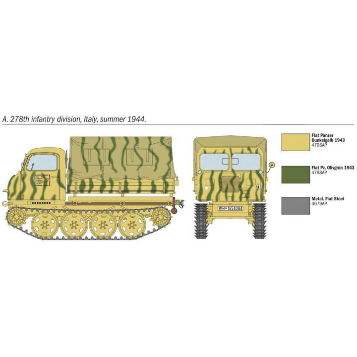 Model Kit military 6549 - STEYR RSO/01 with GERMAN SOLDIERS (1:35)