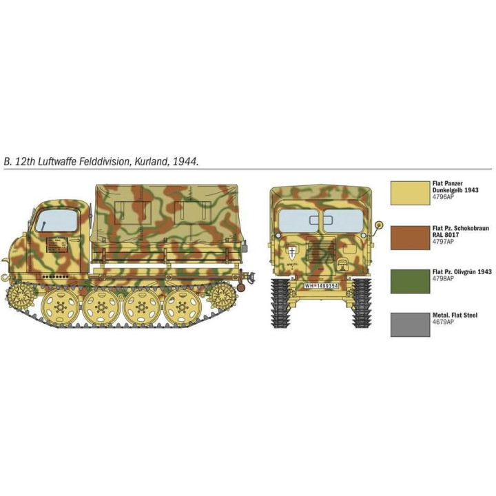 Model Kit military 6549 - STEYR RSO/01 with GERMAN SOLDIERS (1:35)