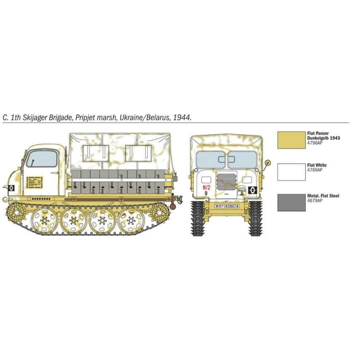 Model Kit military 6549 - STEYR RSO/01 with GERMAN SOLDIERS (1:35)