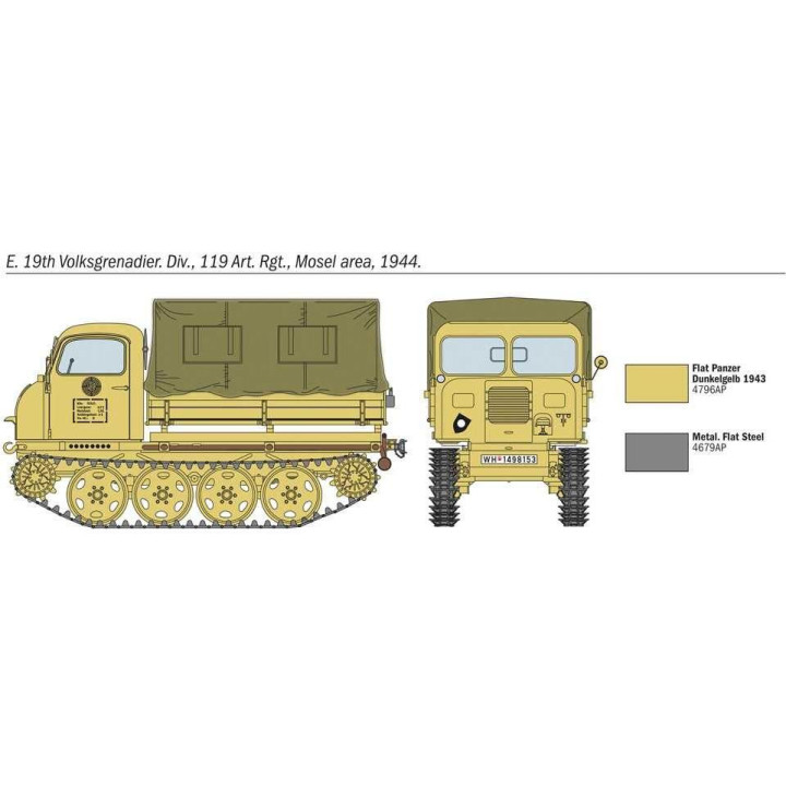 Model Kit military 6549 - STEYR RSO/01 with GERMAN SOLDIERS (1:35)