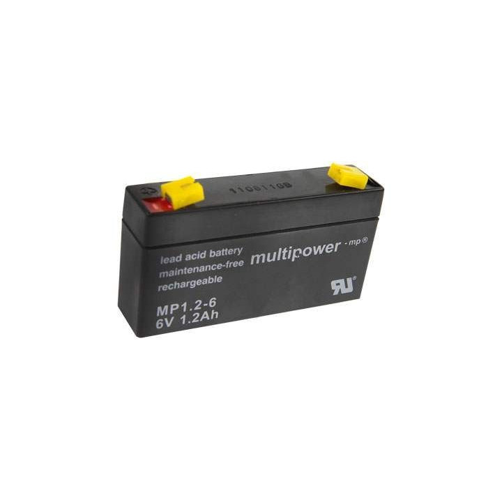 Pb akumulátor MULTIPOWER 6V/1,2Ah