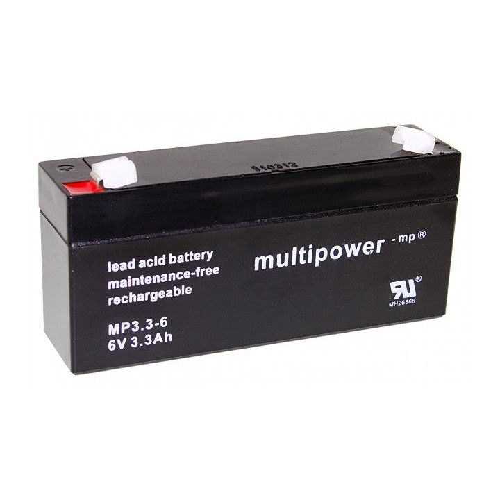 Pb akumulátor MULTIPOWER 6V/3,2Ah