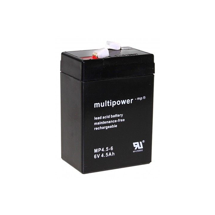 Pb akumulátor MULTIPOWER 6V/4,5Ah