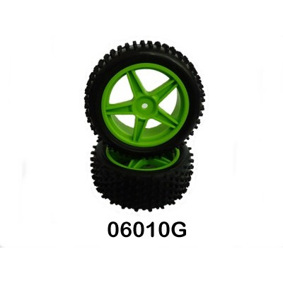 Gumy BUGGY komplet nalepené 1/10 - přední, 2ks.