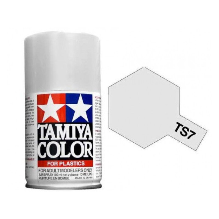 85007 TS 7 Racing White Tamiya Color 100ml (Acrylic Spray Paint)