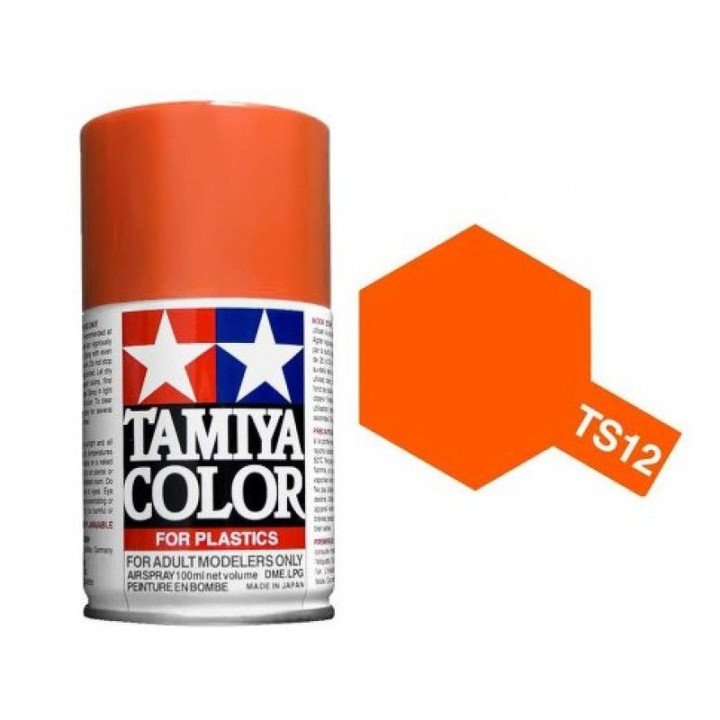 85012 TS 12 Orange Tamiya Color 100ml (Acrylic Spray Paint)