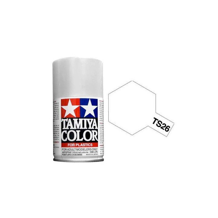 85026 TS 26 White Gloss Tamiya Color 100ml (Acrylic Spray Paint)