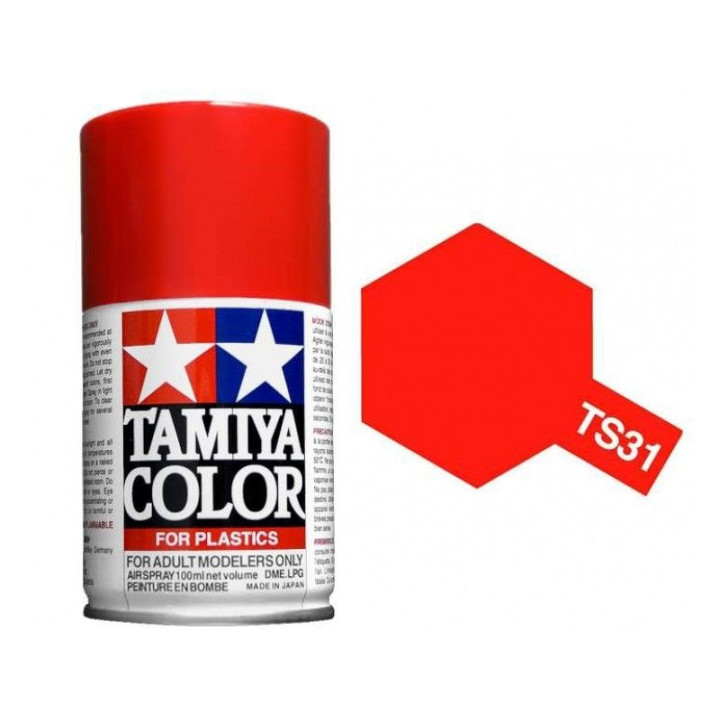 85031 TS 31 Bright Orange Tamiya Color 100ml (Acrylic Spray Paint)
