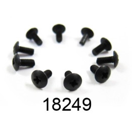 2,6x6mm šroub s kulatou hlavou, 10 ks.
