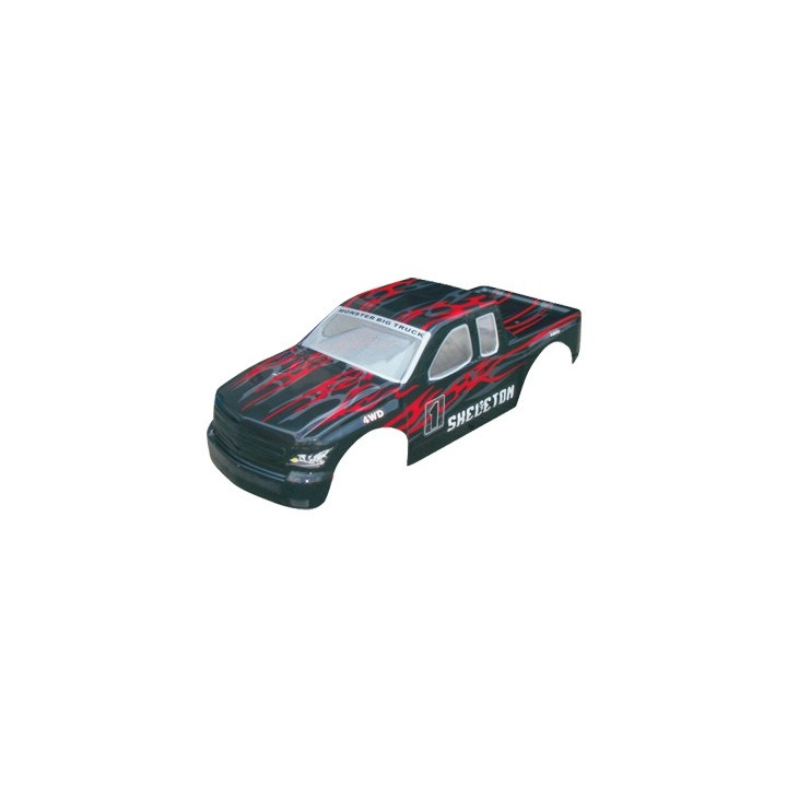 Karoserie Monster Truck 1:5, černo-červená