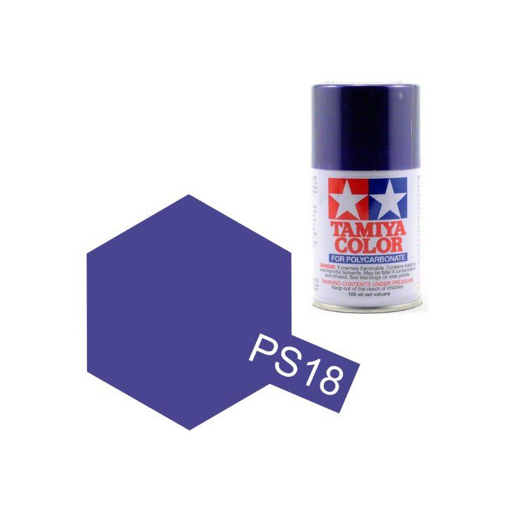 Tamiya Color PS-18 Metallic Purple Polycarbonate Spray 100ml