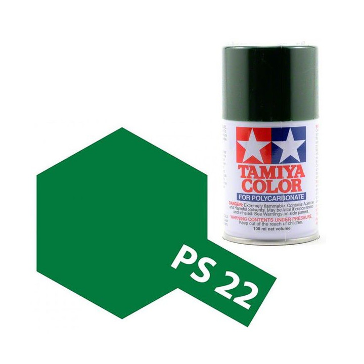 Tamiya Color PS-22 British Racing Green Polycarbonate Spray 100ml