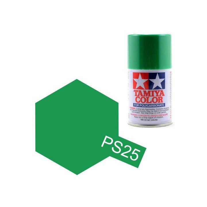 Tamiya Color PS-25 Light Green Polycarbonate Spray 100ml