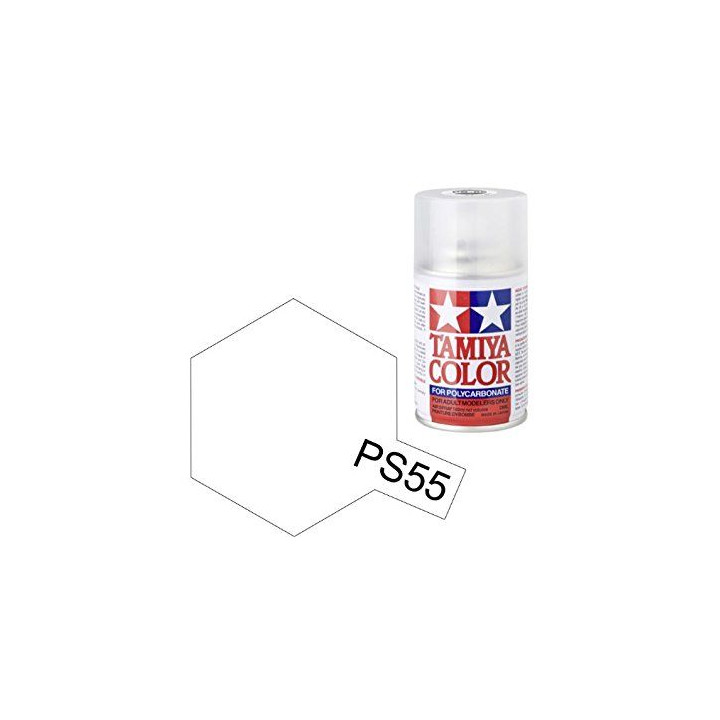 Tamiya Color PS-55 Flat Clear Polycarbonate Spray 100ml