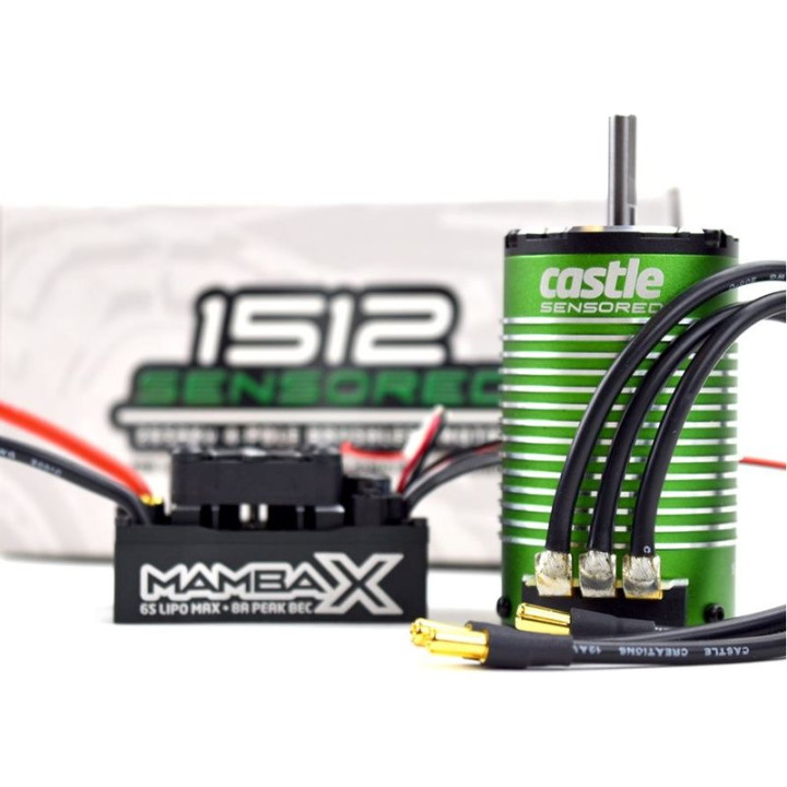 Castle motor 1512 1800ot/V senzored s reg. Mamba X