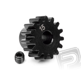 Pastorek 15 zubů (modul 1M) pro 5mm hřídel