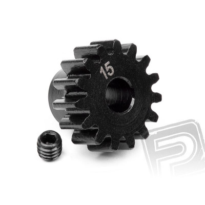 Pastorek 15 zubů (modul 1M) pro 5mm hřídel