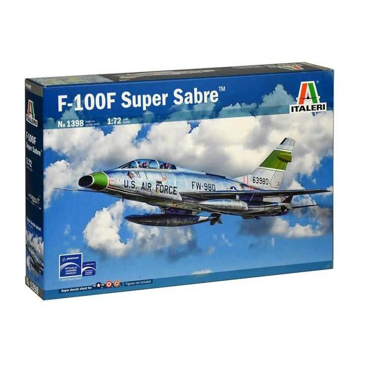 Model Kit letadlo 1398 - F-100F SUPER SABRE (1:72)