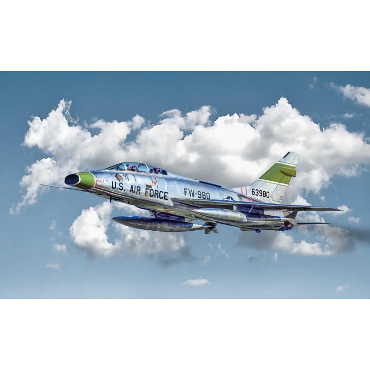 Model Kit letadlo 1398 - F-100F SUPER SABRE (1:72)