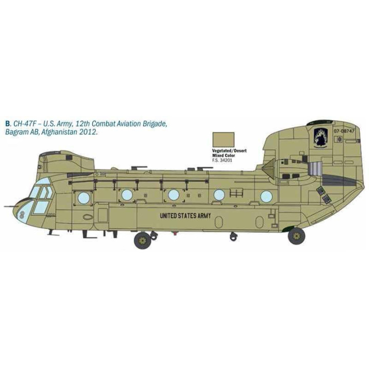 Model Kit vrtulník 2779 - CHINOOK HC.2 CH-47F (1:48)