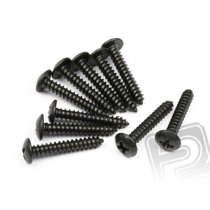 Samořezné šrouby s kul. hlavou M3x19mm (10ks)