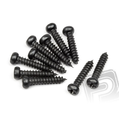 Samořezné šrouby s kul. hlavou M2,6x12mm (10ks)