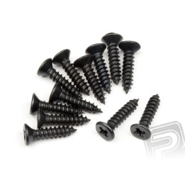 Samořezný šroub se záp. hlavou M2,6x12mm (12 ks)