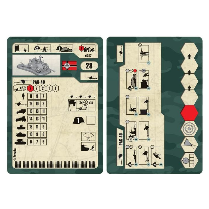 Wargames (WWII) military 6257 - Pak-40 (1:72)