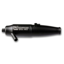 50001 Black pipe, no ring, bigger volumes for 3,5cc/4,66cc engines