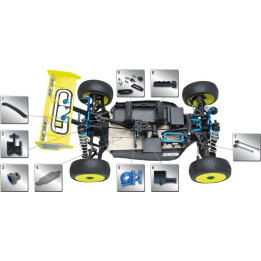 LRP S8 BX Team elektrická Buggy - konverzná sada